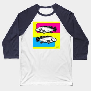 pop art fish design Baseball T-Shirt